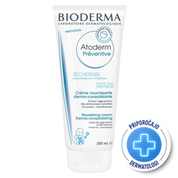 Bioderma Atoderm Préventive, hranljiva krema - 200 ml