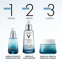 Vichy Mineral 89 Eyes, koncentrat za področje okoli oči (15 ml)