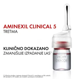 Vichy Dercos Aminexil Clinical 5, ampule proti izpadanju las za ženske (21 x 6 ml)