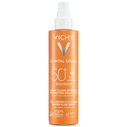 Vichy Capital Soleil, fluid na vodni osnovi v pršilu za zaščito kožnih celic - ZF50+ (200 ml)