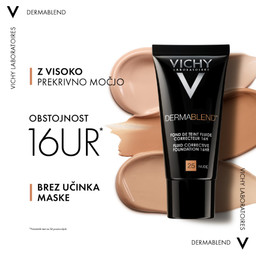 Vichy Dermablend-25-Nude, tekoči korektivni puder (30 ml)