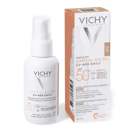 Vichy Capital Soleil UV-Age, obarvana krema za obraz - ZF50+ (40 ml)