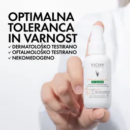 Vichy Capital Soleil UV-Clear, fluid za zaščito pred soncem proti nepravilnostim - ZF50+ (40 ml)