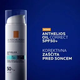 LRP Anthelios Oil Correct, gel krema za obraz - ZF50+ (50 ml)