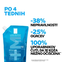 LRP Effaclar +M, peneči čistilni gel - Refill (400 ml)