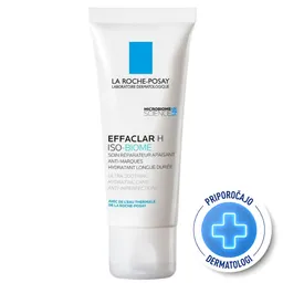 LRP Effaclar H Iso-Biome, ultra pomirjujoča vlažilna nega proti nepravilnostim (40 ml)
