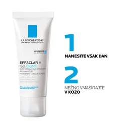 LRP Effaclar H Iso-Biome, ultra pomirjujoča vlažilna nega proti nepravilnostim (40 ml)