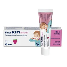Fluorkin Children, zobna pasta z okusom jagode - do 6. leta (50 ml)