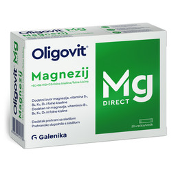 Oligovit Magnezij Direct, prašek (20 vrečk)