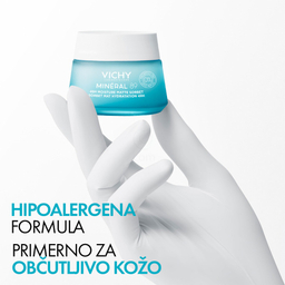Vichy Mineral 89 Matte Sorbet, matirni gel za 48-vlaženje (50 ml)