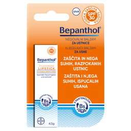 Bepanthol, negovalni balzam za ustnice - ZF30 (4,5 g)