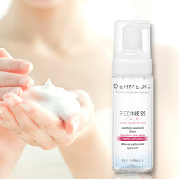 Dermedic Redness, pomirjujoča čistilna pena (170 ml)