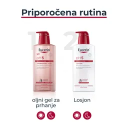 Eucerin pH5, oljni gel za prhanje (400 ml)