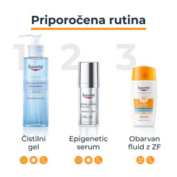 Eucerin Sun Hydro Protect Tinted, lahki obarvan fluid za zaščito pred soncem - light - ZF50+ (50 ml)