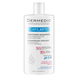Dermedic Capilarte, pomirjujoč šampon za občutljivo in razdraženo lasišče (300 ml)