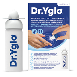 Dr. Yglo, plin za zamrzovanje navadnih bradavic in bradavic na stopalih (50 ml)