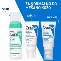 Cerave, penasto čistilo za obraz (148 ml)