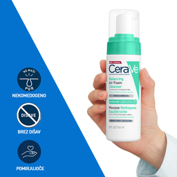 Cerave, penasto čistilo za obraz (148 ml)