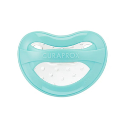 Curaprox Baby, turkizna otroška duda V0 (od rojstva, za vse starosti)