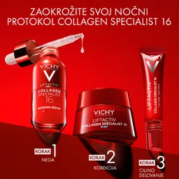 Vichy Liftactiv Collagen Specialist 16, nočna nega za obraz (50 ml)