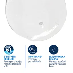 CeraVe, peneči čistilni gel za obraz za normalno do mastno kožo (473 ml)
