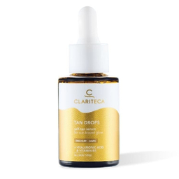 Clariteca Tan Drops, samoporjavitvene kapljice za obraz - medium dark (30 ml)