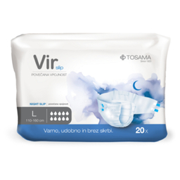 Vir Slip Night, nočne hlačne predloge - L (20 predlog)