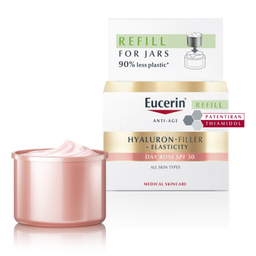 Eucerin Hyaluron-Filler + Elasticity Rose, refill dnevna krema - ZF30 (50 ml)