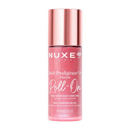 Nuxe Huile Prodigieuse Or Florale Roll-On, cvetlično večnamensko suho olje za obraz, telo in lase z bleščicami (60 ml)
