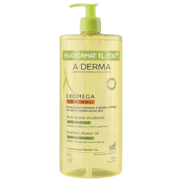 A-Derma Exomega Control, emolientno čistilno olje za tuširanje (1000 ml)