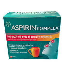 Aspirin Complex - pakiranje po 20 vrečic
