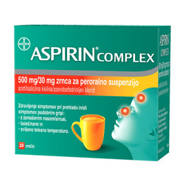 Aspirin Complex 500 mg 20 vrečk