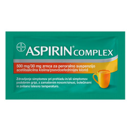 Aspirin Complex 500 mg 20 vrečk - slika vrečke