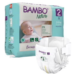 Bambo Nature 2 Mini S, otroška plenička 3-6 kg (30 plenic)