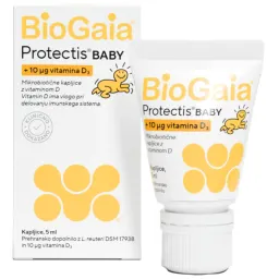 BioGaia Protectis Baby D3, kapljice za otroke in dojenčke - tuba (5 ml)