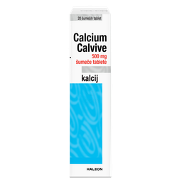 Calcium Calvive 500 mg, šumeče tablete (20 tablet)