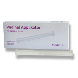 Caya, vaginalni aplikator za gel ali kremo (3 aplikatorji)