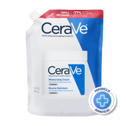 CeraVe, vlažilna krema za obraz in telo - Refill (454 g)