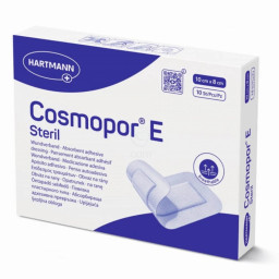 Cosmopor E Sterile, pooperativni obliž za rane - 10 cm x 8 cm (10 obližev)