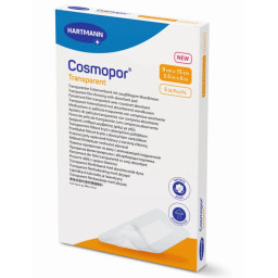 Cosmopor Transparent, sterilen prozorni obliž z vpojno blazinico - 9 x 15 cm (5 obližev)