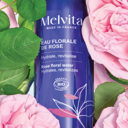 Melvita, cvetna vodica damaščanske vrtnice (200 ml)