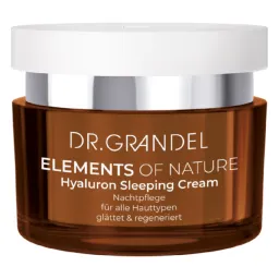 Dr. Grandel Elements of Nature Hyaluron Sleeping Cream, gladilna nočna krema (50 ml)