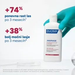 Ducray Anaphase, šampon proti izpadanju las za oslabljene lase (400 ml)
