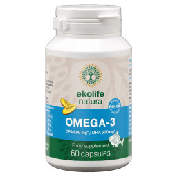 Ekolife Natura Omega-3, kapsule (60 kapsul)