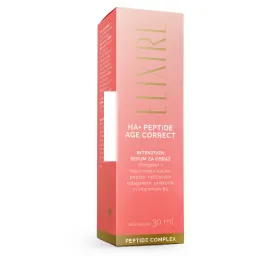 Elixiré HA+ Peptide Age Correct serum, za intenzivno vlaženje in prožnost kože (30 ml)