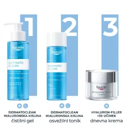 Eucerin DermatoClean [Hyaluron], čistilni gel (200 ml) 