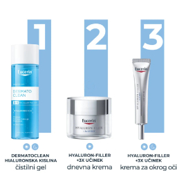 Eucerin DermatoClean [Hyaluron], micelarni čistilni fluid 3v1 (400 ml)