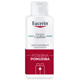 Eucerin DermoCapillaire, šampon proti mastnemu prhljaju (2 x 250 ml)