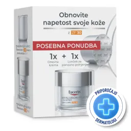 Eucerin Hyaluron-Filler, dnevna krema za vse tipe kože - ZF 30 (50 ml)