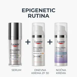 Eucerin Hyaluron-Filler + Longevity Epigenetic, dnevna krema ZF 30 (50 ml)